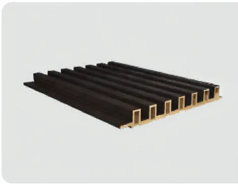 15017 Fluted Decor Panel profile cross-section, 160mm wide and 17mm thick, part of the same-colour wall system