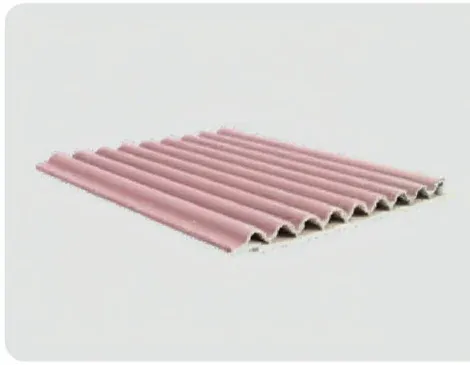 152 Convex Decor Panel profile cross-section, 163.7mm wide and 12mm thick, part of the same-colour wall system