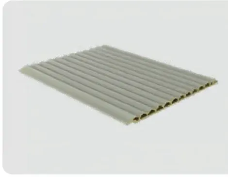 159 Fluted Decor Panel profile cross-section, 159mm wide and 9mm thick, part of the same-colour wall system