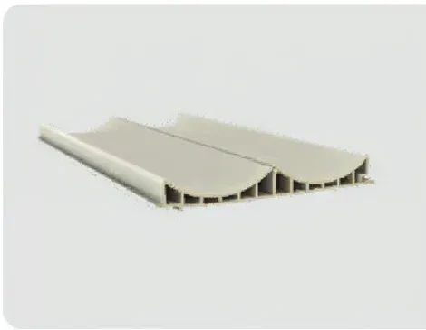 165 Concave Decor Panel profile cross-section, 164.83mm wide and 20.96mm thick, part of the same-colour wall system
