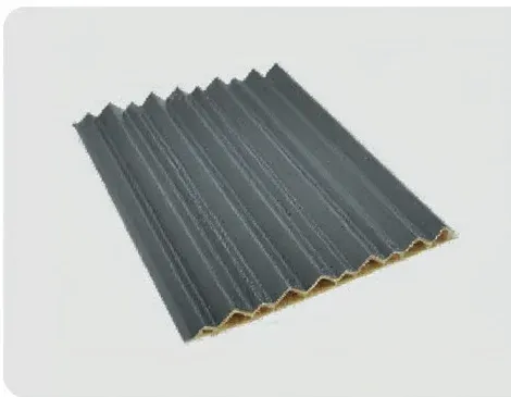 170 Fluted Decor Panel profile cross-section, 165mm wide and 17mm thick, part of the same-colour wall system