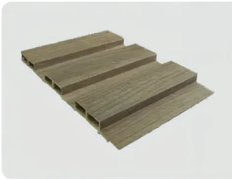 204 Fluted Decor Panel profile cross-section, 204mm wide and 16mm thick, part of the same-colour wall system