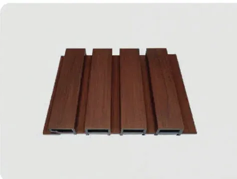 221 Outdoor Wall Cladding ASA co-extruded WPC profile, 221mm wide and 26mm thick, shown as an outdoor surface