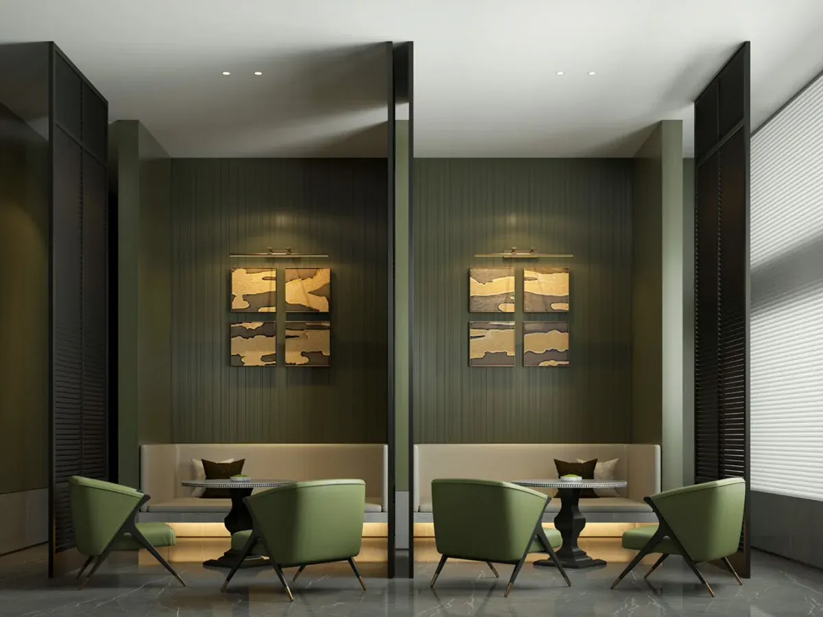 MW-DP100 Decor Panel profile cross-section, 100mm wide and 12mm thick, shown as a wall panel installation