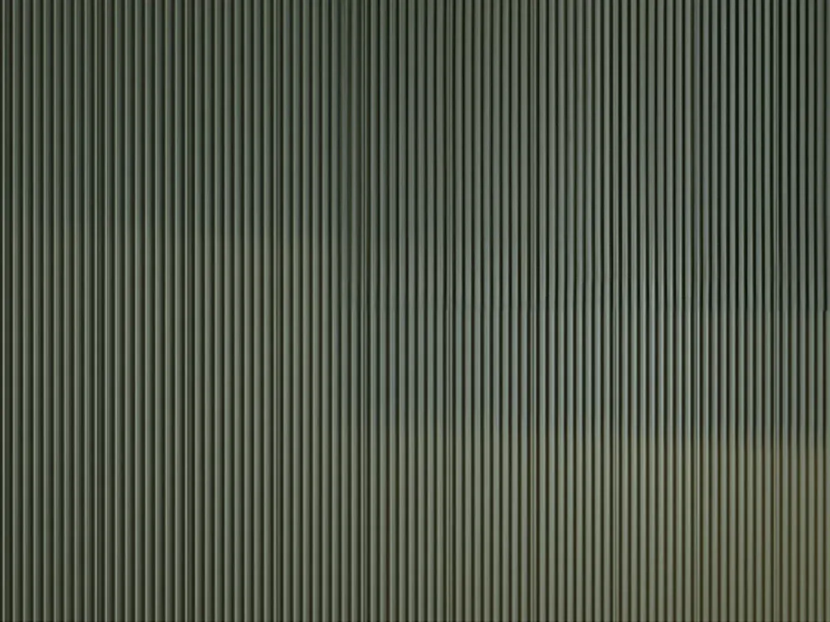 MW-DP100 Decor Panel profile cross-section, 100mm wide and 12mm thick, shown as a wall panel installation