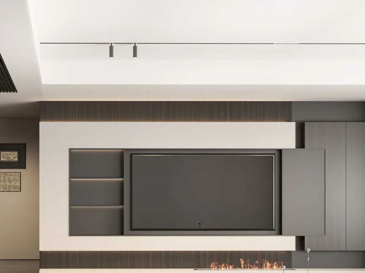 MW-DP108 Decor Panel profile cross-section, 108mm wide and 9mm thick, shown as a wall panel installation