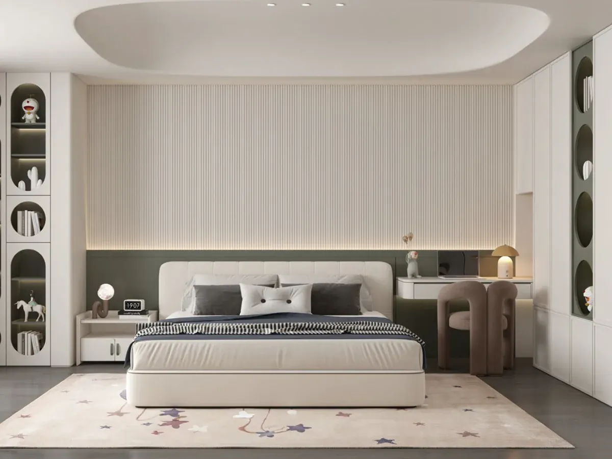MW-DP130 Decor Panel profile cross-section, 130mm wide and 7.8mm thick, shown as a wall panel installation