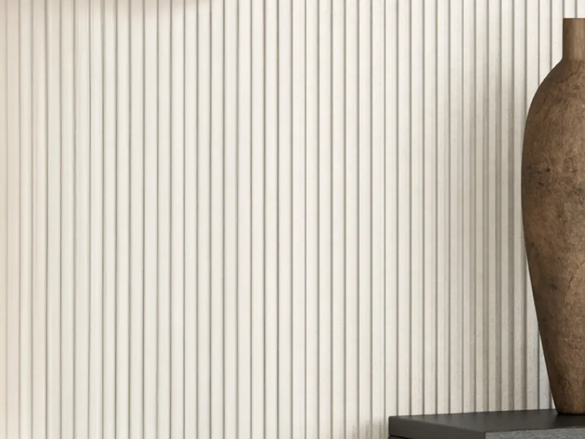 MW-DP130 Decor Panel profile cross-section, 130mm wide and 7.8mm thick, shown as a wall panel installation