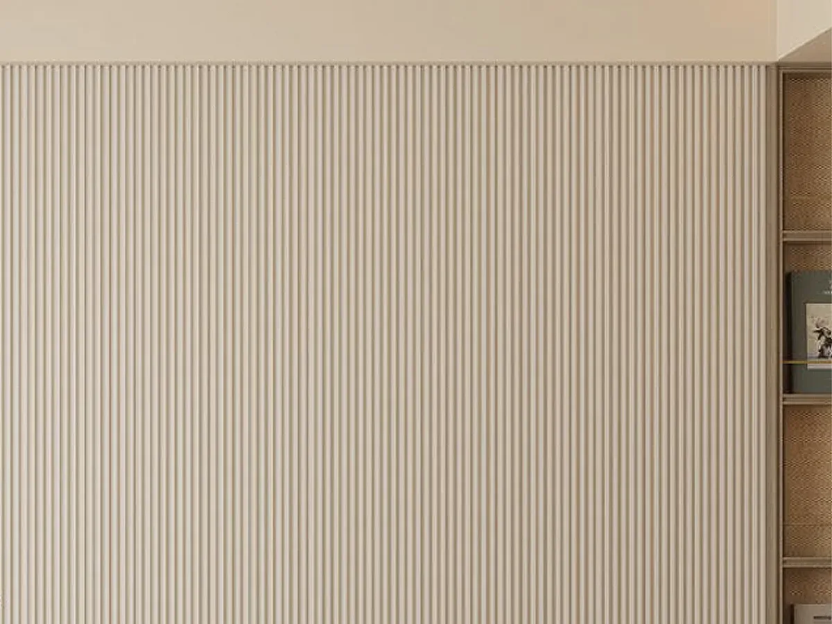 MW-DP140 Decor Panel profile cross-section, 148mm wide and 13mm thick, shown as a wall panel installation