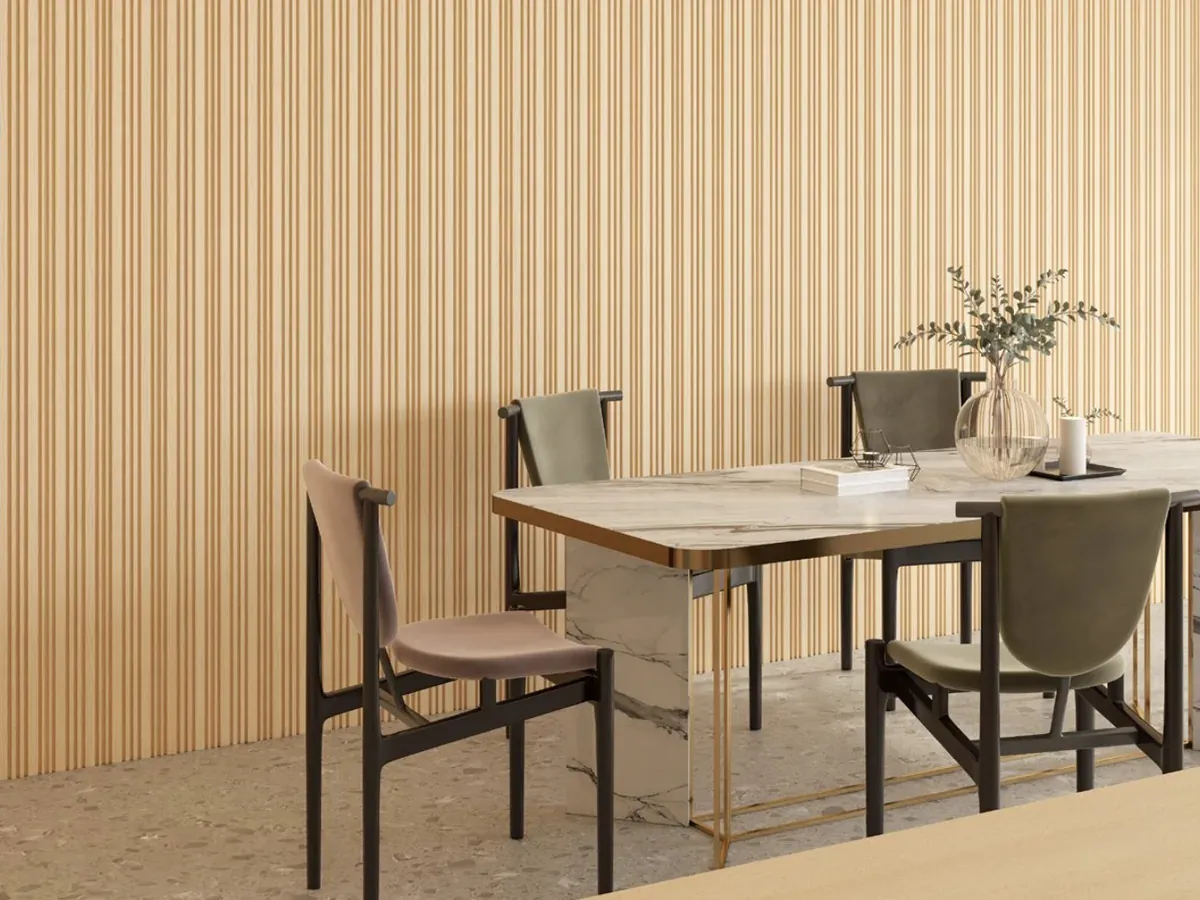 MW-DP149 Decor Panel profile cross-section, 149mm wide and 13.5mm thick, shown as a wall panel installation