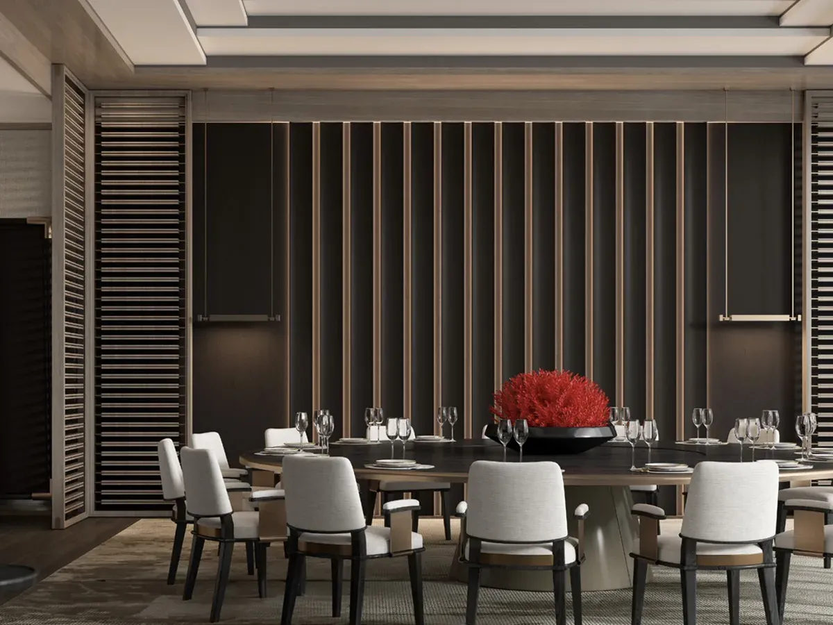 MW-DP2135 Decor Panel profile cross-section, 210mm wide and 35mm thick, shown as a wall panel installation